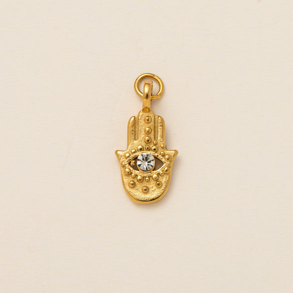 Wholesale Stainless Steel Mini Elephant Lotus Love Pendant Necklace Electroplated 18K Gold Color