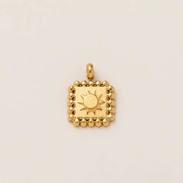 Wholesale Stainless Steel Mini Elephant Lotus Love Pendant Necklace With Vacuum Plating 18K Gold Color