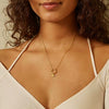 Wholesale Stainless Steel Mini Elephant Lotus Love Pendant Necklace With Vacuum Plating 18K Gold Color