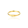 Wholesale Stainless Steel Mini Initial Ring Stacking Style With Letters Electroplated For Men And Women