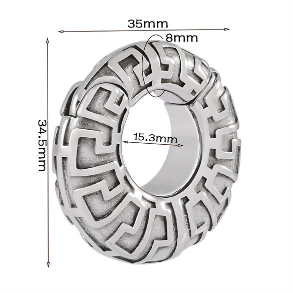 Wholesale Stainless Steel Minimalist Geometric Specialshaped Scorpion Snake Lock Cshaped Sun Moon Flower Ear Expansion Earrings With Polishing