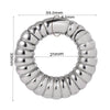 Wholesale Stainless Steel Minimalist Geometric Specialshaped Scorpion Snake Lock Cshaped Sun Moon Flower Ear Expansion Earrings With Polishing