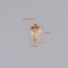 Wholesale Stainless Steel Mirror Finish Polishing Hollow Love Key Peach Heart Concentric Lock Lovers Necklace Pendant Jewelry Accessories