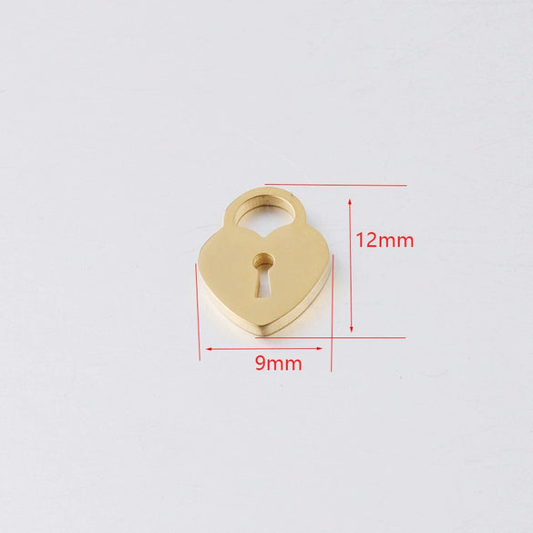 Wholesale Stainless Steel Mirror Finish Polishing Hollow Love Key Peach Heart Concentric Lock Lovers Necklace Pendant Jewelry Accessories