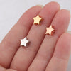 Wholesale Stainless Steel Mirror Polished Fivepointed Star Beads Diy Jewelry Accessories Pendant