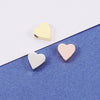 Wholesale Stainless Steel Mirror Polished Love Shaped Glossy Loose Beads Jewelry Accessories Diy Handmade
