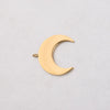 Wholesale Stainless Steel Moon Crescent Horn Pendant Jewelry Accessories Mirror Polished Little Fresh Minimalist Style