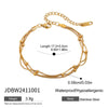 Wholesale Stainless Steel Multilayer Stacked Bracelet With Geometric Design Electroplated Treatment For Women