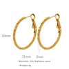 Wholesale Stainless Steel Multisurface Cutting Electroplated Women's Light Luxury Exaggerated Earrings