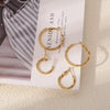 Wholesale Stainless Steel Multisurface Cutting Electroplated Women's Light Luxury Exaggerated Earrings