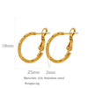 Wholesale Stainless Steel Multisurface Cutting Electroplated Women's Light Luxury Exaggerated Earrings