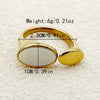 Wholesale Stainless Steel Natural Shell Ring For Women Chic Simple Elegant Fashion Jewelry With Electroplating