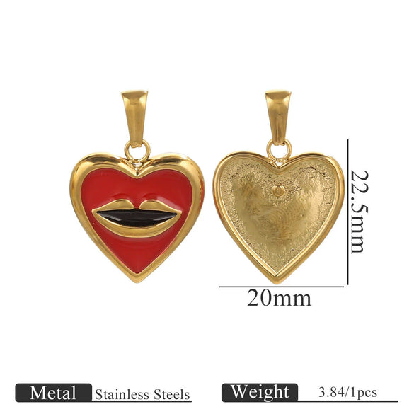 Wholesale Stainless Steel Natural Style Plant Flowers Pattern Electroplating Pendant Necklace Accessories