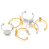 Wholesale Stainless Steel Natural Style U Shape Ring Bottom Holder With Electroplating