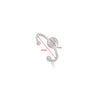 Wholesale Stainless Steel Natural Style U Shape Ring Bottom Holder With Electroplating