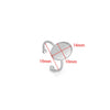 Wholesale Stainless Steel Natural Style U Shape Ring Bottom Holder With Electroplating