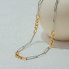 Wholesale Stainless Steel Necklace With Geometric Pendant Electroplated Light Luxury Niche Design For Women