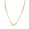 Wholesale Stainless Steel Necklace With Geometric Pendant Electroplated Light Luxury Niche Design For Women