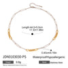 Wholesale Stainless Steel Necklace With Geometric Pendant Electroplated Light Luxury Niche Design For Women