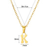 Wholesale Stainless Steel Necklace With Heart Shape And English Letter Pendant Electroplated Cross Chain Unisex