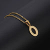 Wholesale 316L Stainless Steel Necklace With Letters Numbers Text Pattern And Cross Chain For Couple