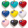 Wholesale Stainless Steel Niche Style Love Earrings With Peach Heart Pendant And Dripping Oil Design