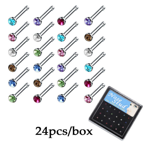 Wholesale Stainless Steel Nose Rings Unisex Geometric Electroplated