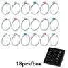 Wholesale Stainless Steel Nose Rings Unisex Geometric Electroplated