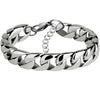 Wholesale Stainless Steel Nylon Chain Geometric Men's Necklace With Electroplating Treatment
