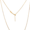Wholesale Stainless Steel Ochain Necklace With Geometric Pattern And Real Gold Plating