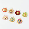 Wholesale Stainless Steel Oil Dripping Floral Pendant Jewelry Accessories For Earrings Hair And Mobile Phone