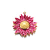 Wholesale Stainless Steel Oil Dripping Floral Pendant Jewelry Accessories For Earrings Hair And Mobile Phone