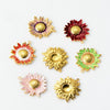 Wholesale Stainless Steel Oil Dripping Floral Pendant Jewelry Accessories For Earrings Hair And Mobile Phone