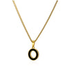 Wholesale Stainless Steel Oil Dripping Letter Pendant Necklace Set With Horse Whip Chain