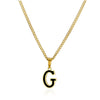Wholesale Stainless Steel Oil Dripping Letter Pendant Necklace Set With Horse Whip Chain