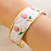 Wholesale Stainless Steel Oil Dripping Tulip Bracelet With Enamel Processing