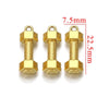 Wholesale Stainless Steel Oil Pressure Dumbbell Shape Handmade Jewelry Accessories Pendant