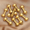 Wholesale Stainless Steel Oil Pressure Dumbbell Shape Handmade Jewelry Accessories Pendant