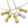 Wholesale Stainless Steel Oil Pressure Dumbbell Shape Handmade Jewelry Accessories Pendant