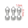 Wholesale Stainless Steel Oil Pressure Dumbbell Shape Handmade Jewelry Accessories Pendant