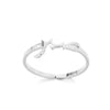 Wholesale Stainless Steel Open Ring With Geometric Letters For Men And Women Electroplated