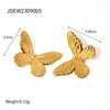Wholesale Stainless Steel Pearl Earrings Light Luxury Ear Studs Electroplated Geometric Shape Jewelry For Women