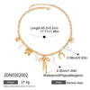 Wholesale Stainless Steel Pearl Pendant Necklace With Geometric Pattern Electroplating Processing Women's Minimalist Jewelry