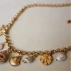 Wholesale Stainless Steel Pearl Shell Star Shape Necklace With Electroplating 18K Gold Color Retention