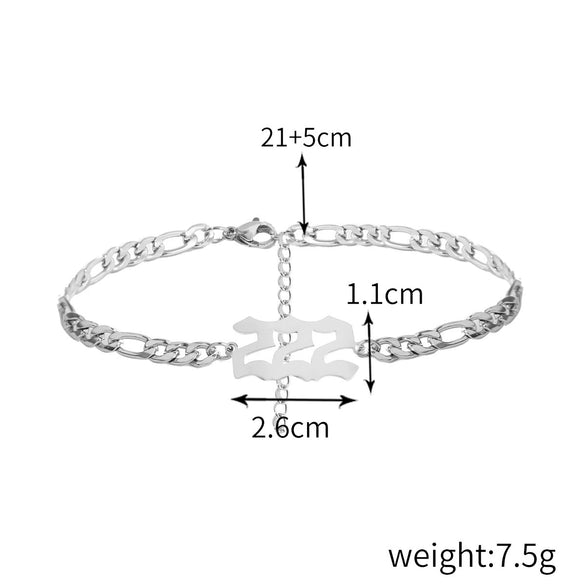 Wholesale Stainless Steel Pendant And Bracelet With Letters Numbers Text Stamping Style Unisex