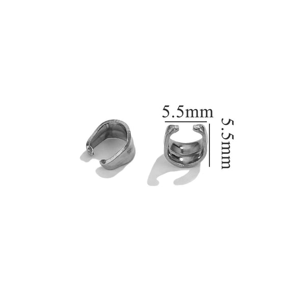 Wholesale Stainless Steel Pendant Buckle Jewelry Accessories With Return Pattern And Electroplating Treatment Sweet Cool Style