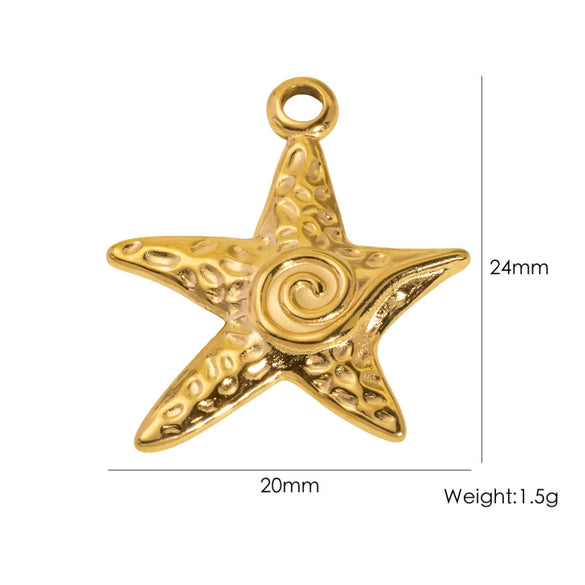 Wholesale Stainless Steel Pendant With Oil Dripping Coconut Tree Pattern Electroplated For Necklace And Bracelet