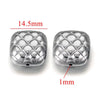 Wholesale Stainless Steel Perforated Round Baroque Style Totem Pattern 18K Gold Plated Spacer Beads For Diy Pendant Necklace And Bracelet Jewelry