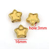 Wholesale Stainless Steel Perforated Round Baroque Style Totem Pattern 18K Gold Plated Spacer Beads For Diy Pendant Necklace And Bracelet Jewelry