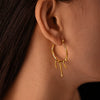 Wholesale Stainless Steel Plated Gold Geometric Drop Shape Earrings For Women